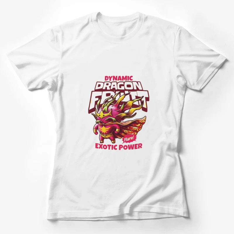 Dynamic Dragon Warrior: Exotic Power Gaming Character Design Female T-Shirt