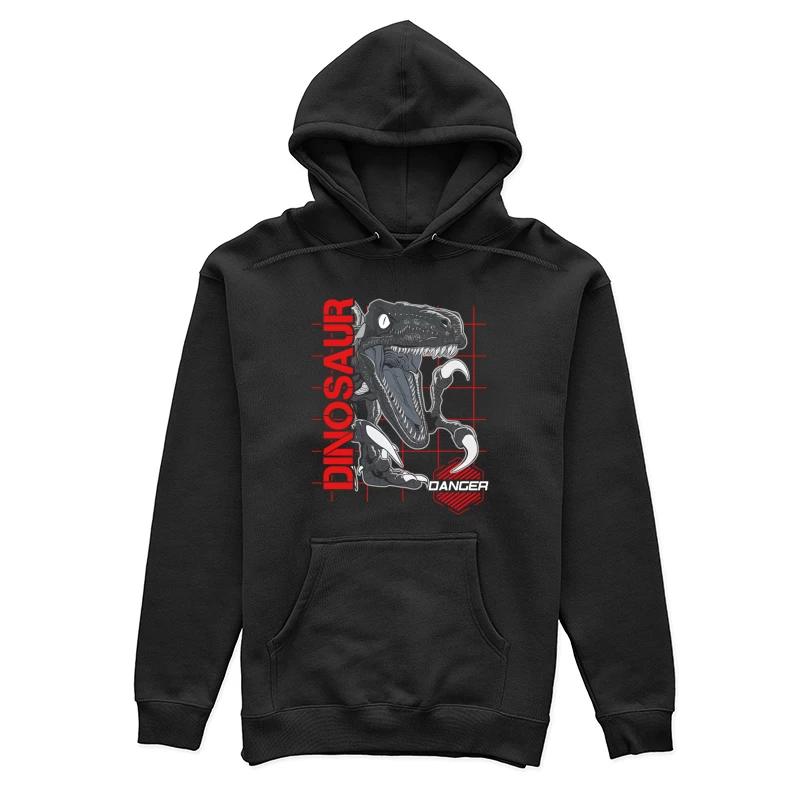 Prehistoric Predator – Velociraptor in Action Female Pullover Hoodie