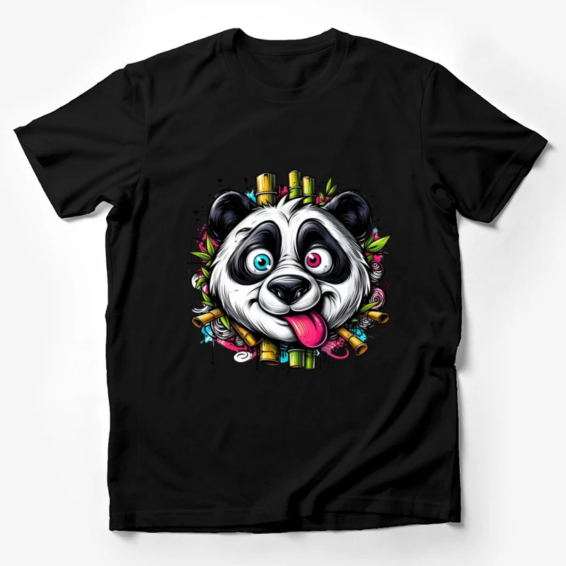 Panda joyeux avec bambou Homme T-Shirt