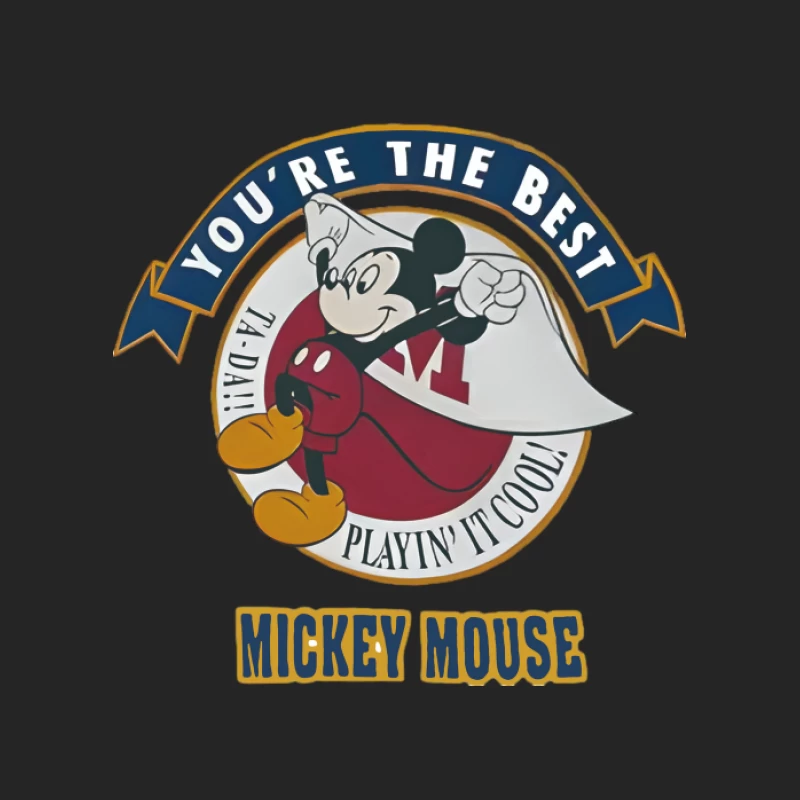 Mickey Mouse come eroe: Giocare fresco Felpa pullover Donna