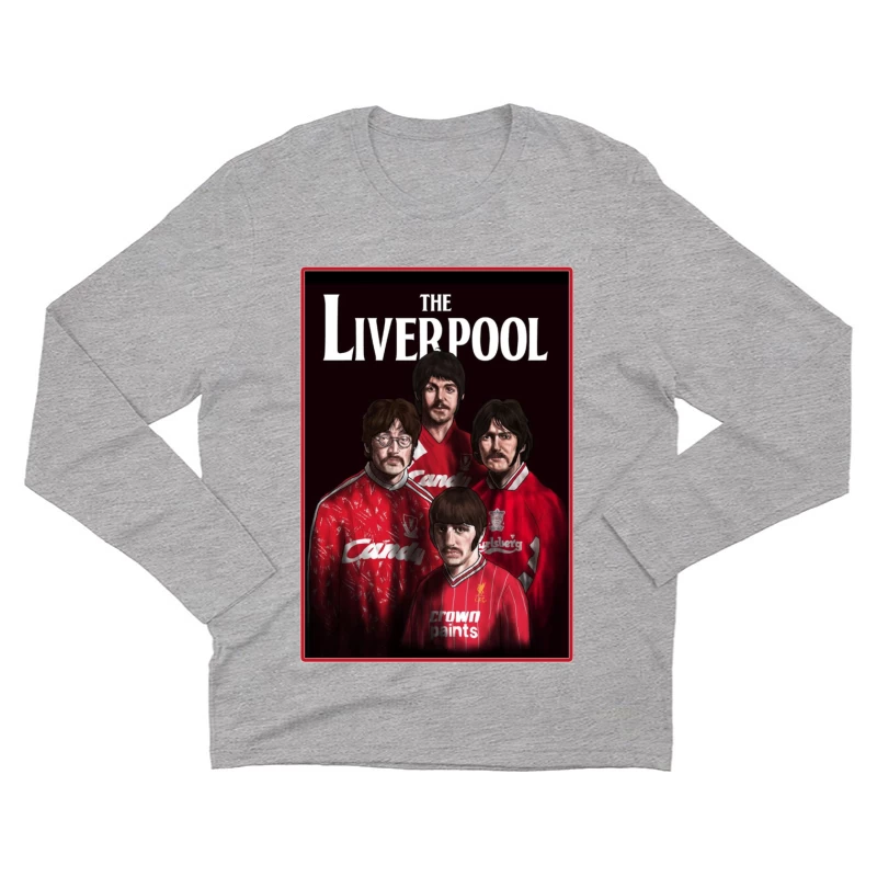 Liverpool/Beatles Mashup Male Long Sleeve T-Shirt