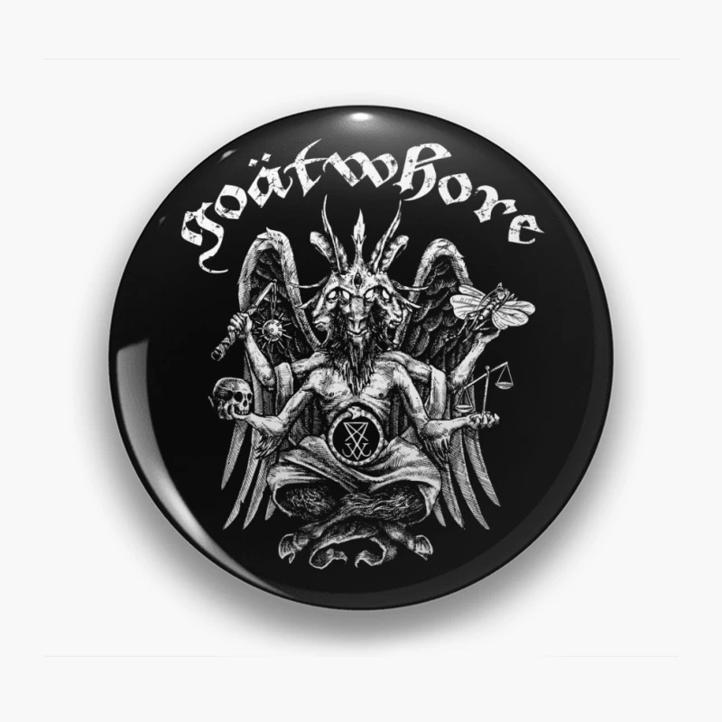 Goatwhore Satan Pin