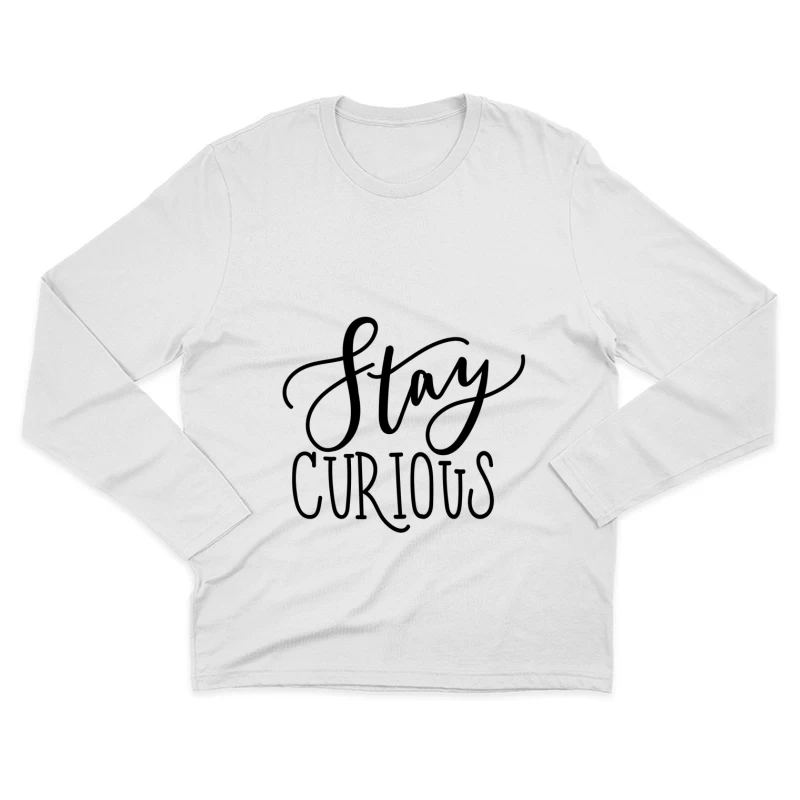 Motivation et Curiosité Homme Manches Longues T-Shirt