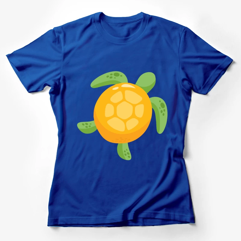 Tortue Ananas Cartoon Femme T-Shirt