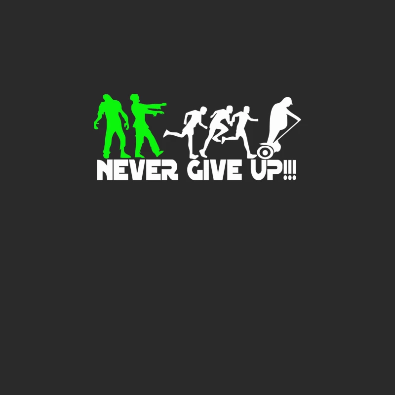 Zombie never give up Fun Baseball Cap