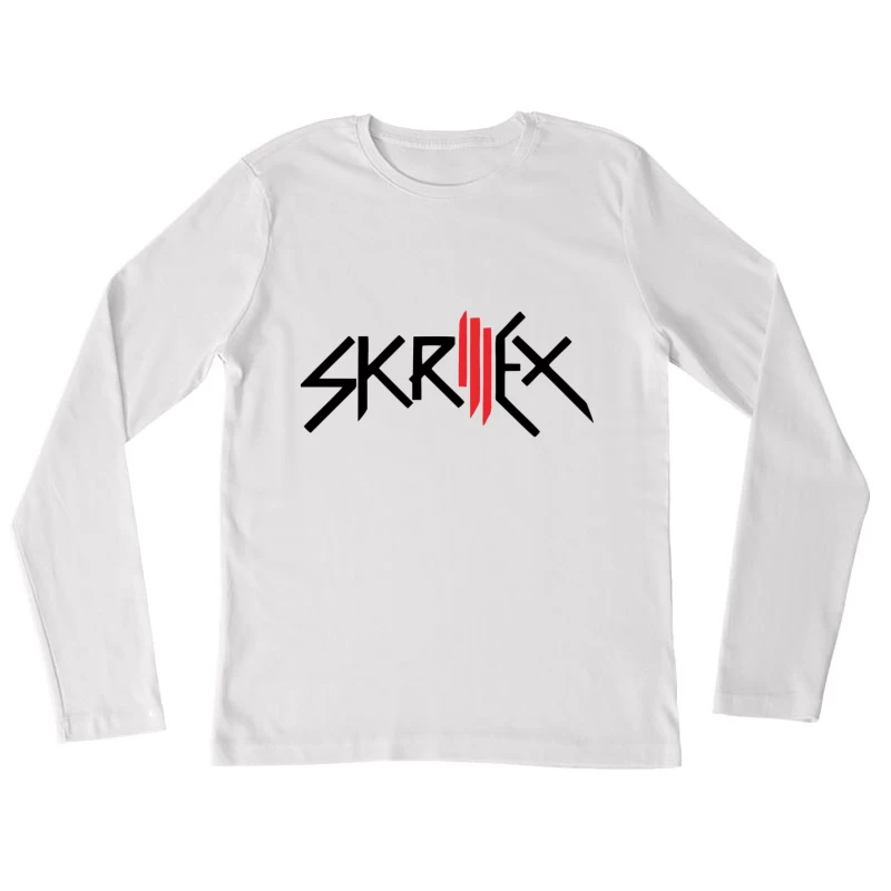 Skrillex Electronic Music Artist Logo Design Female Long Sleeve T-Shirt