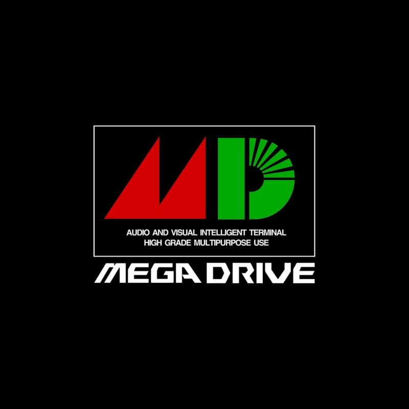 Mega Drive MDJP Logo Mouse Pad