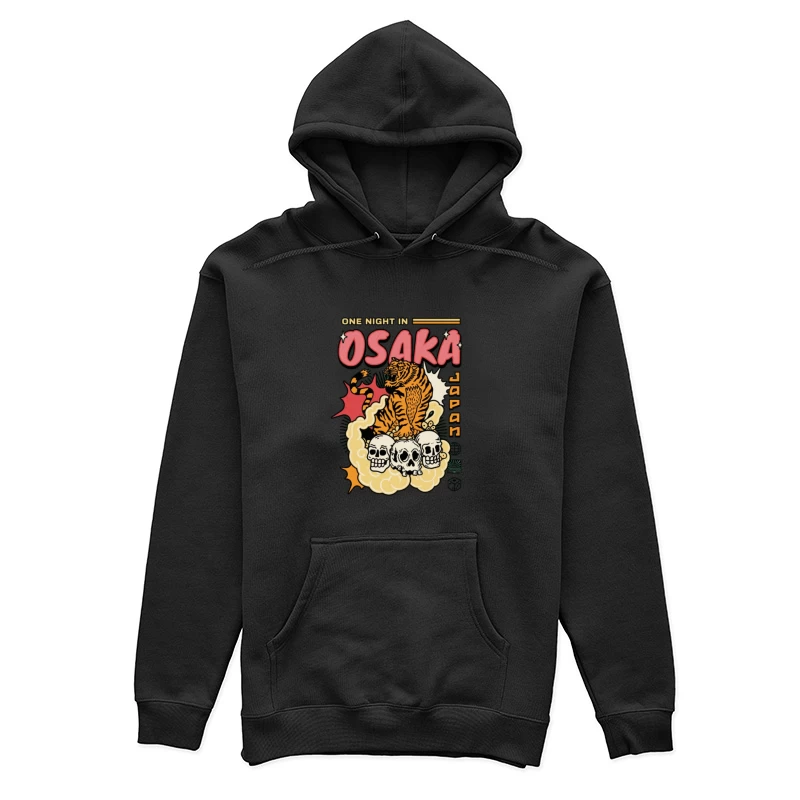Tiger in Osaka Nacht Damen Pullover Hoodie