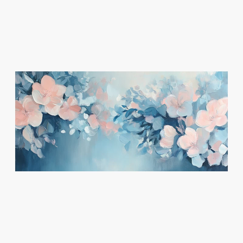 Ethereal Cherry Blossoms: A Pastel Spring Abstraction Coffee Mug