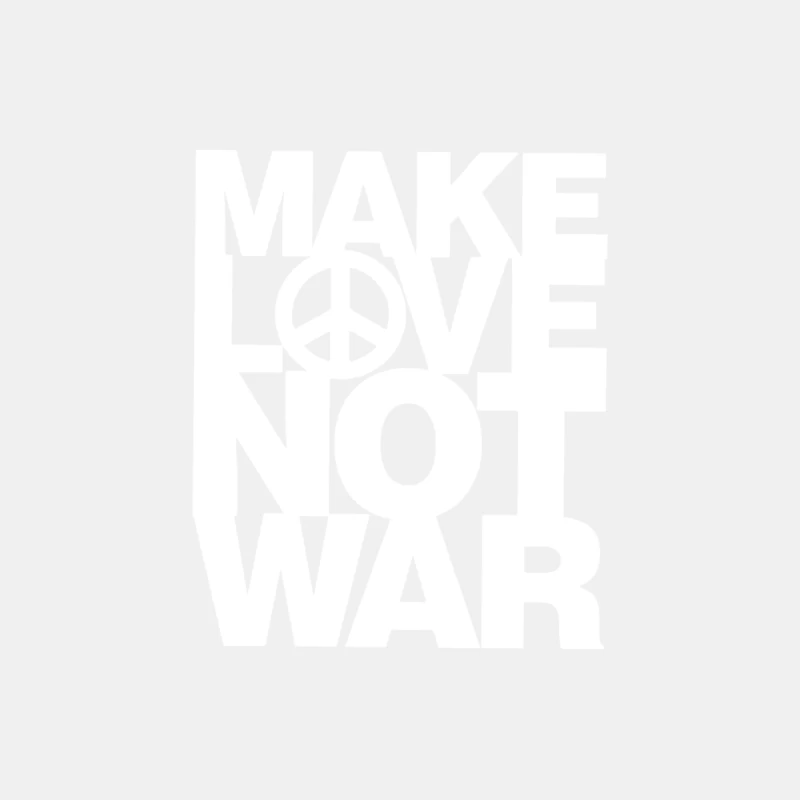 Make Love Not War Male Tank Top