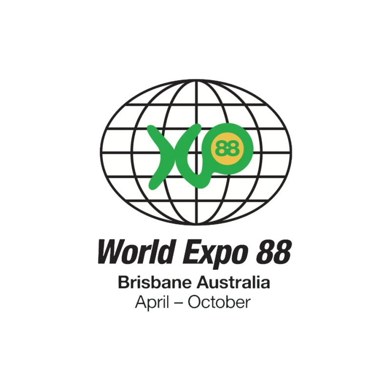 World Expo 88 Brisbane Australia Logo Pin