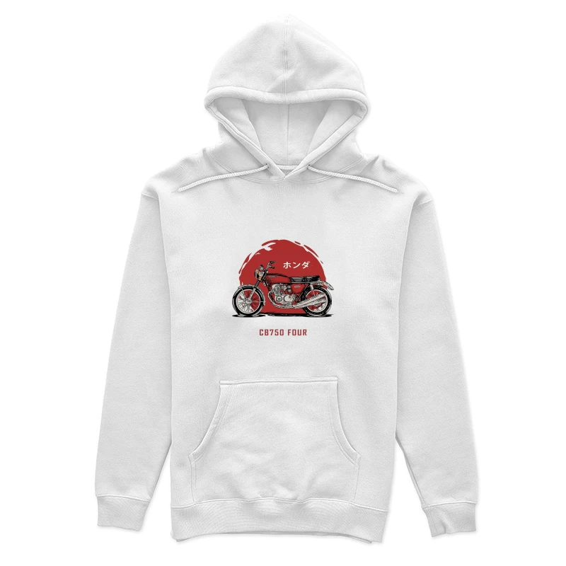 Klassisches Motorraddesign: Honda CB750 Four Damen Pullover Hoodie
