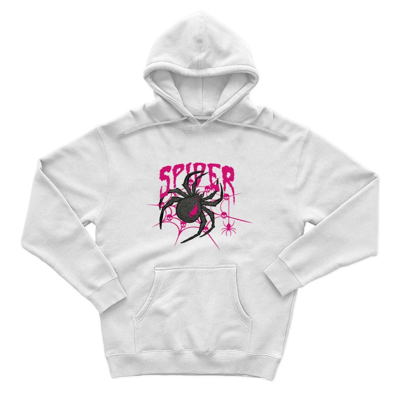 Spinnenmotiv mit Totenkopf Herren Pullover Hoodie