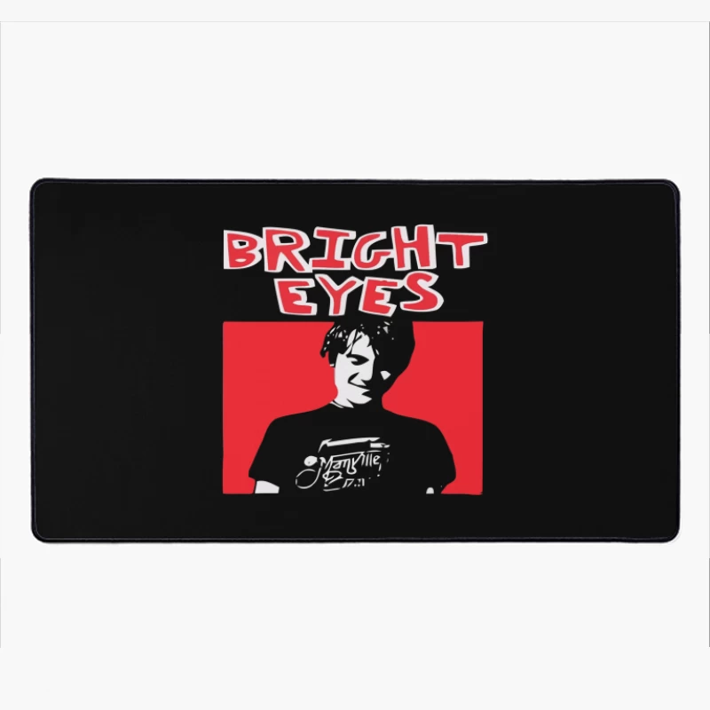 Bright Eyes Minimalist Album Cover Art Desk Mat