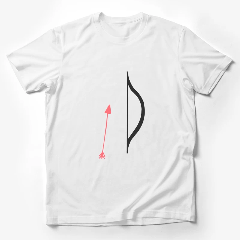 Arc et flèche design minimaliste Homme T-Shirt