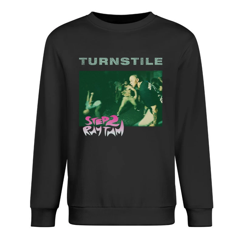 Turnstile - Step 2 Rhythm Album Cover Male Pullover Sweatshirt