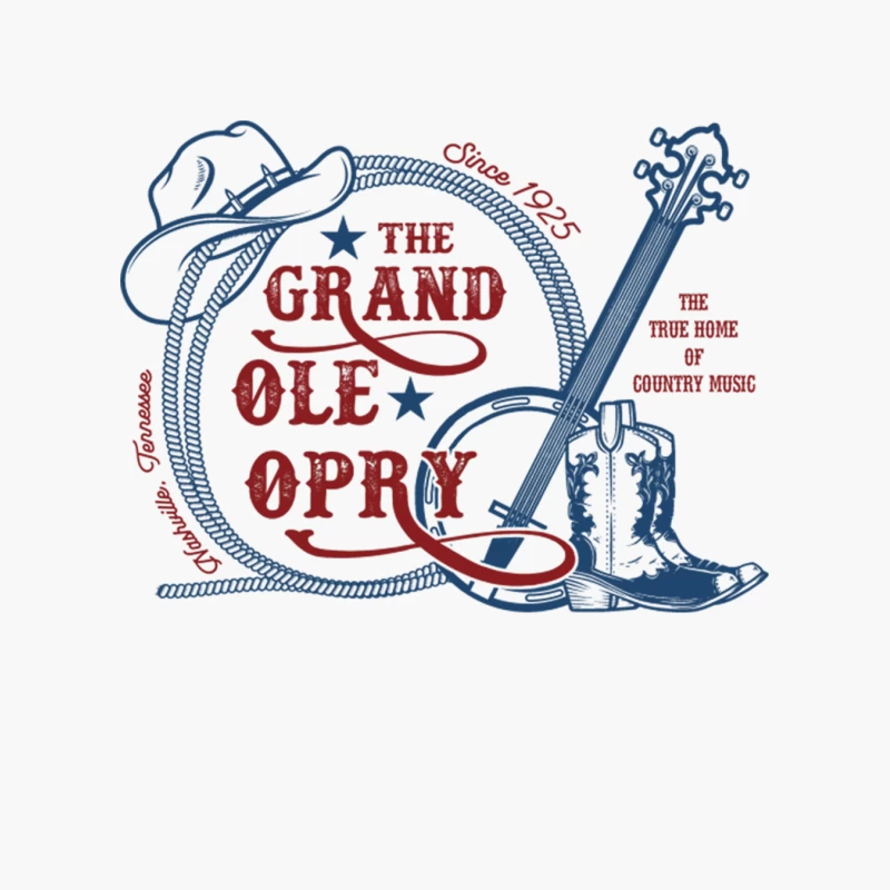 The Grand Ole Opry - The Home of Country Music Cotton Tote Bag
