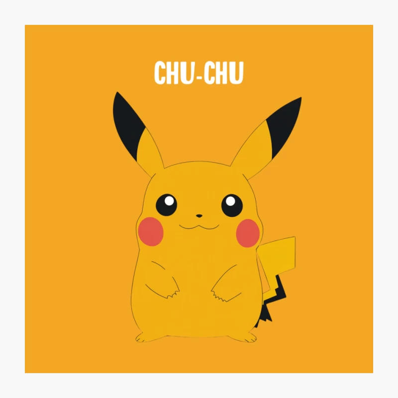 Cute Yellow Pikachu: Iconic Pokemon Cartoon Character Pin