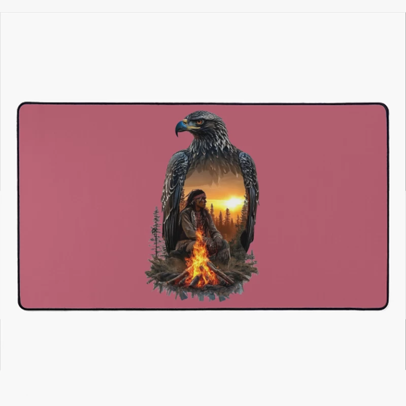 Spirit of the Eagle: A Native American Connection Desk Mat