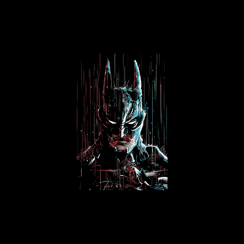 Abstract Digital Art of Batman Travel Mug