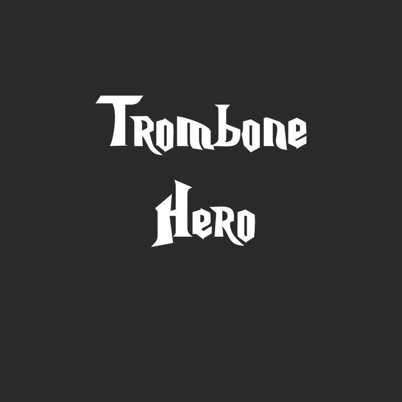 Trombone Hero Funny Music Baseball Cap