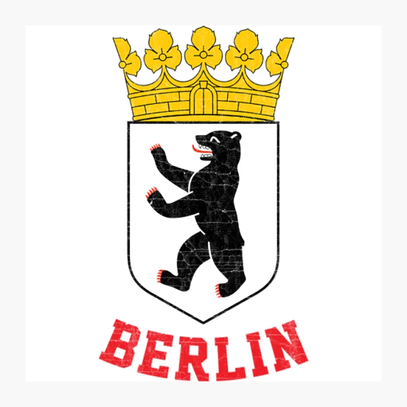 Berlin, Germany - Vintage Style Design Pin