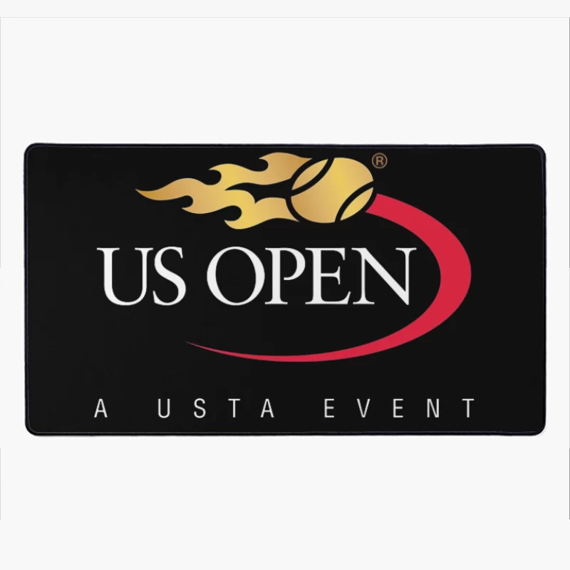 US Open Tennis Championship Tournament Logo Design Desk Mat