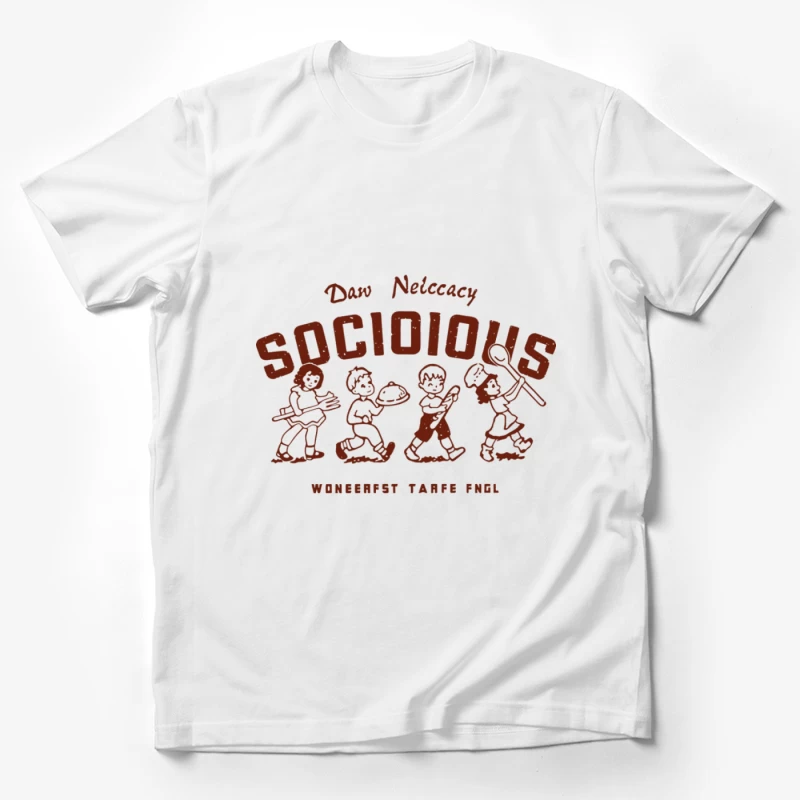 Kinderspiel-Design für geselliges Essen Herren T-Shirt