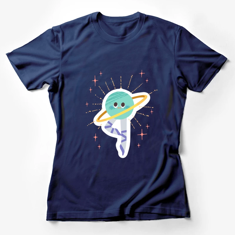 Niedlicher Saturn im Ballett Damen T-Shirt