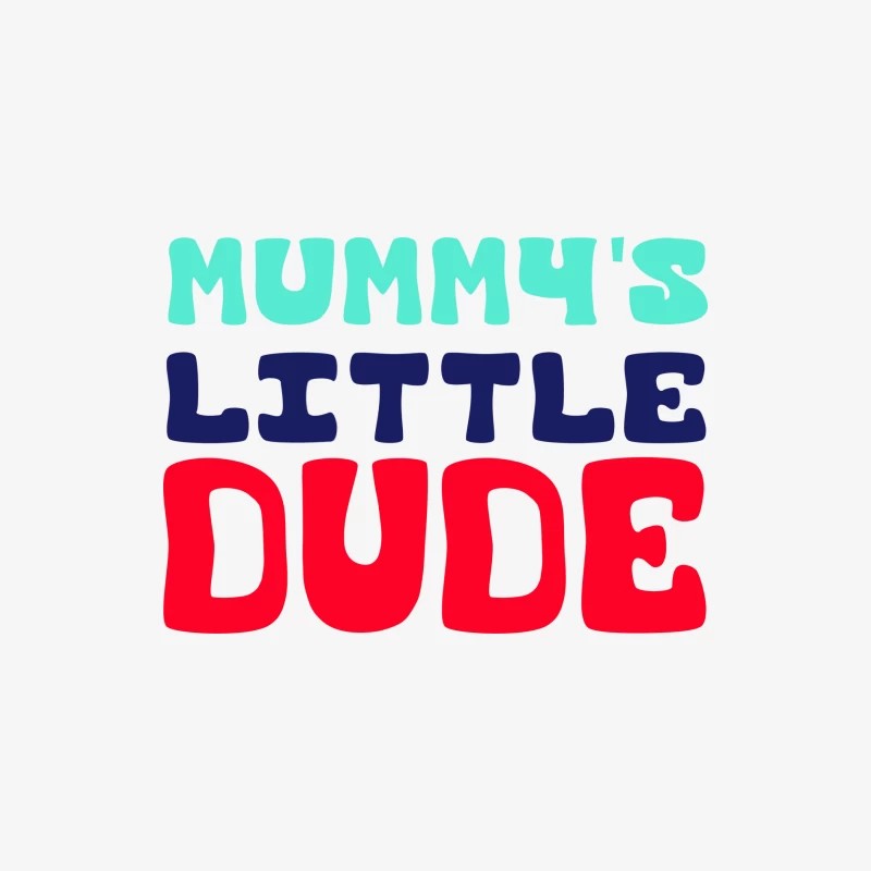 Design coloré avec texte pour enfants Homme Manches Longues T-Shirt
