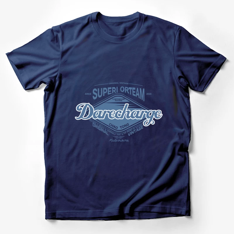 Vintage Superi Orteam Design Herren T-Shirt