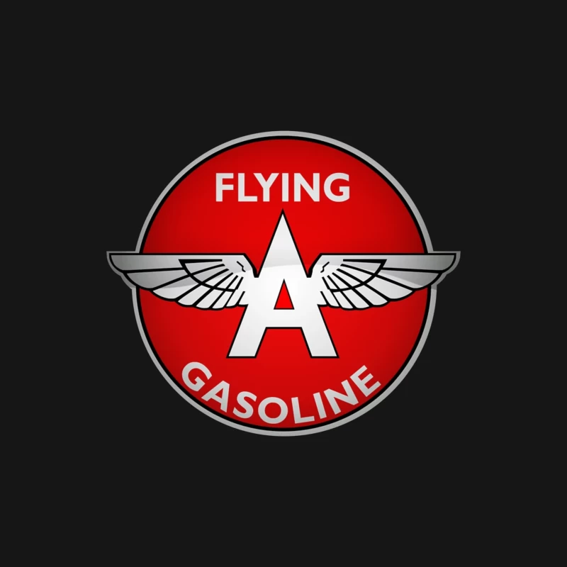 Vintage Flying A Gasoline Aviation Logo Male Long Sleeve T-Shirt