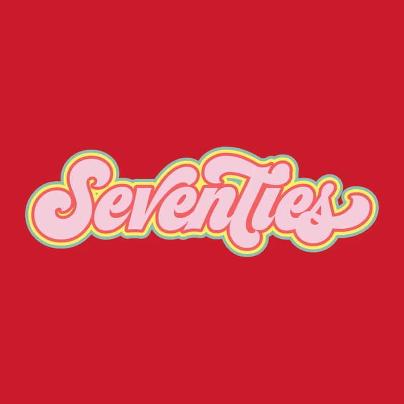 Buntes Seventies-Design Herren Pullover Hoodie