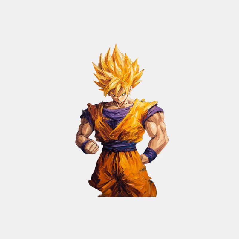Super Saiyan Goku from Dragon Ball Z Male Tank Top