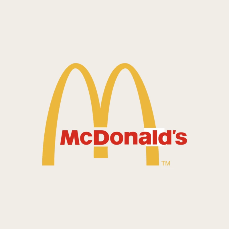McDonald's Fast Food Logo Bucket Hat