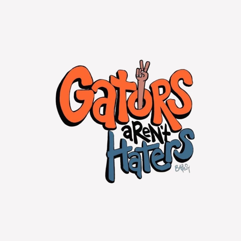 Gators sind keine Hater Herren T-Shirt