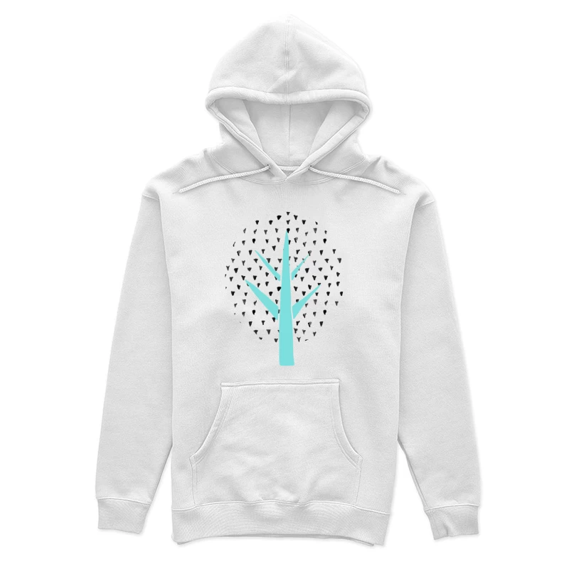 Arbre Givré en Vecteur Femme Sweat à capuche