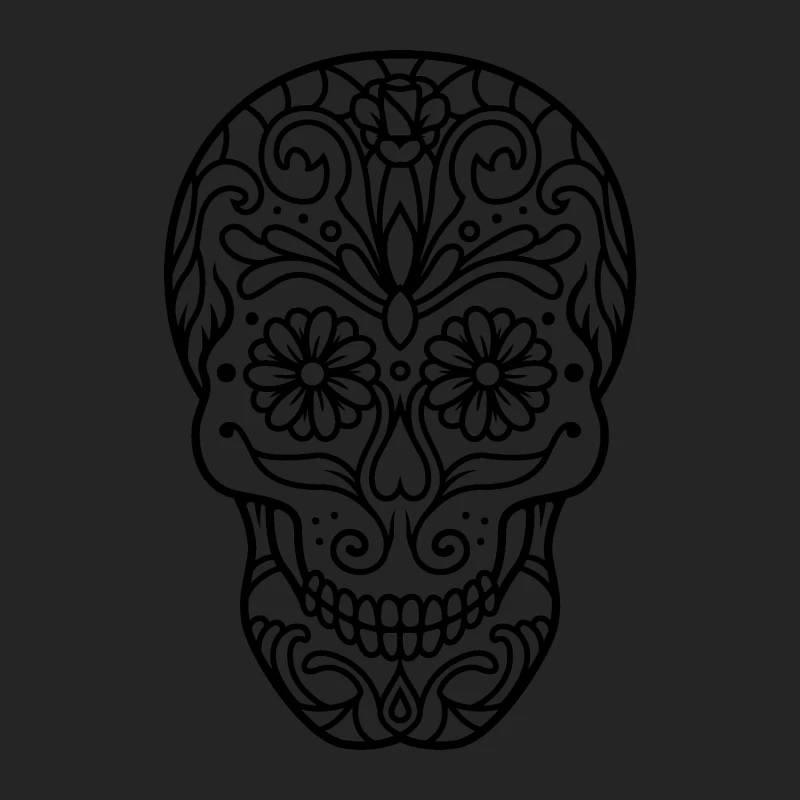 Crâne décoratif Día de Muertos Homme Sweat-shirt à enfiler