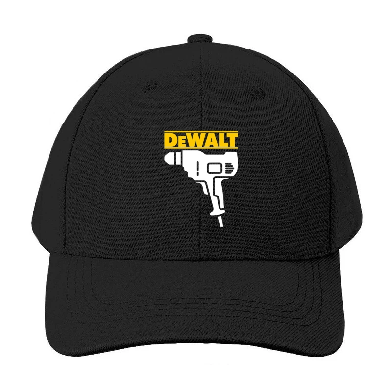 DeWalt Power Tool Drill Silhouette Design Baseball Cap