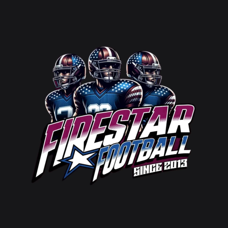 Dynamisches Football-Design von Firestar Herren Pullover Hoodie