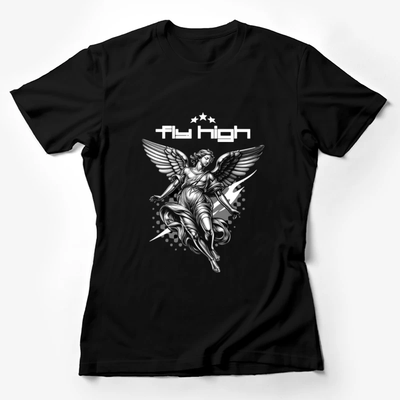 Engelmotiv mit Flügeln Damen T-Shirt