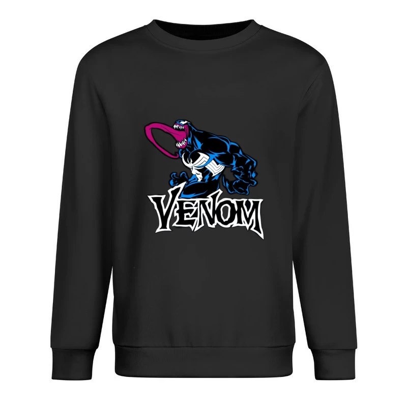 Venom Comic Character Illustration Male Pullover Sweatshirt