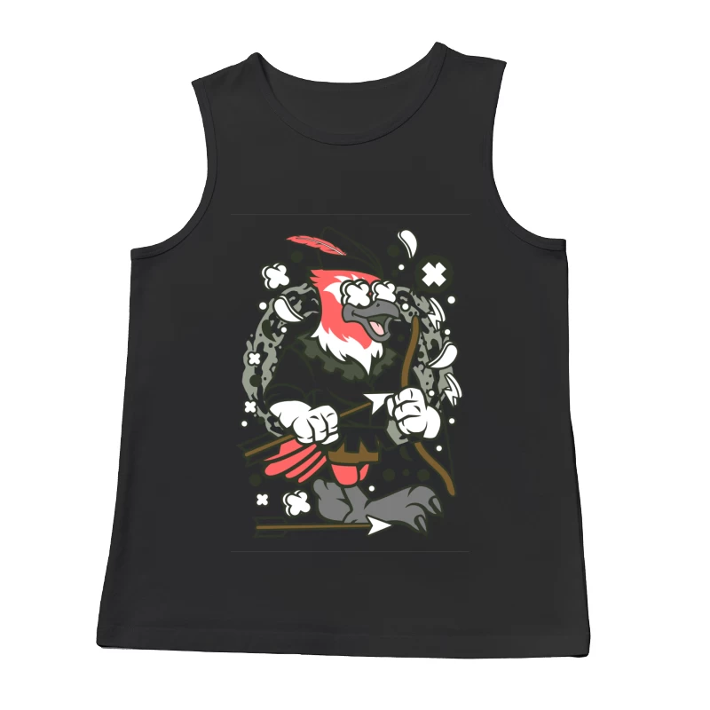 Oiseau archer comique Homme Débardeur