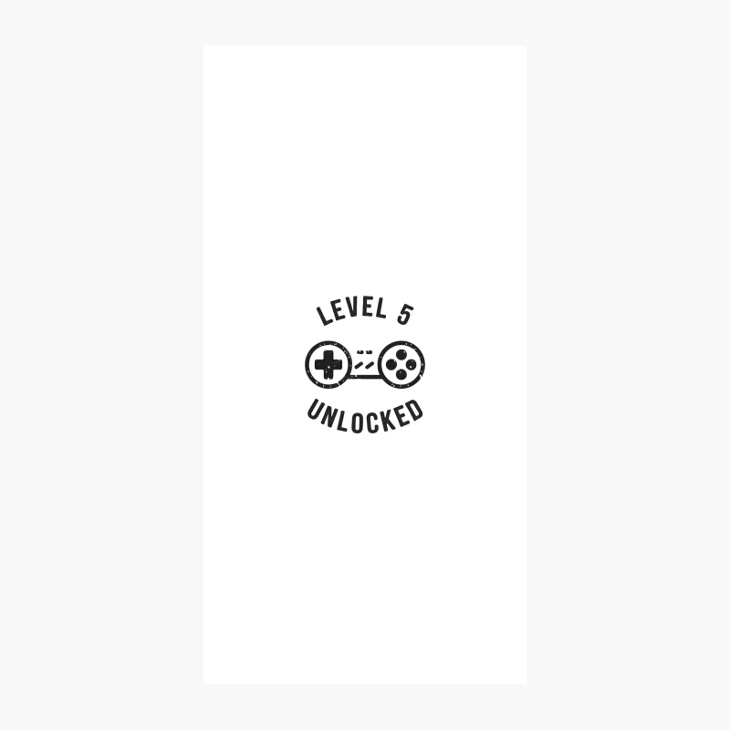 Retro Gaming Level 5 Unlocked Achievement iPhone Case