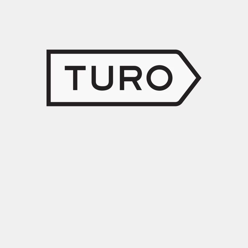 Turo Car-Sharing Service Minimalist Arrow Logo Male Tank Top