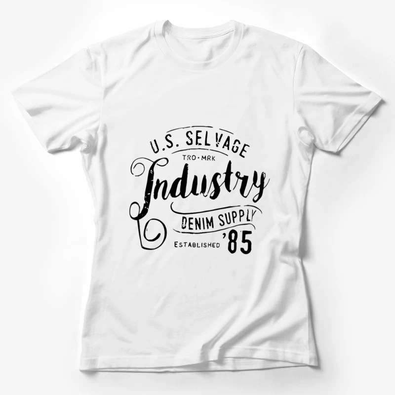 U.S. Selvedge Denim Industrie-Design von '85 Damen T-Shirt