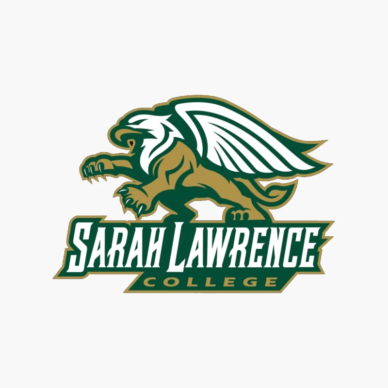 Sarah Lawrence College Griffin Athletic Logo Cotton Tote Bag