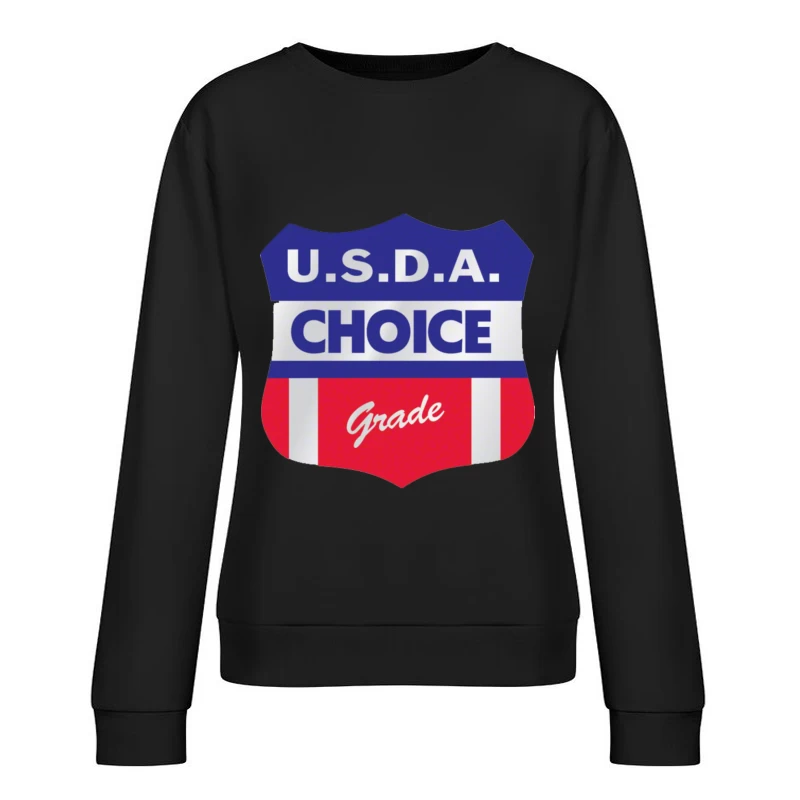 USDA PRIME GRADE 3 Female Pullover Sweatshirt