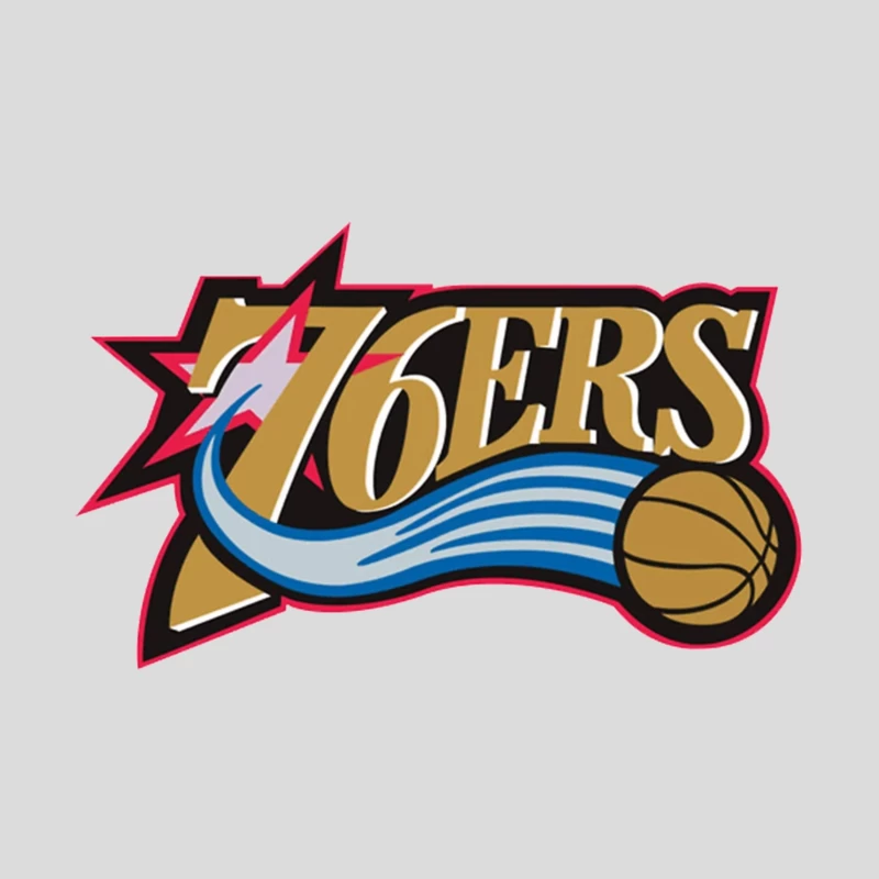 Philadelphia 76ers NBA Basketball Team Logo Baseball Cap