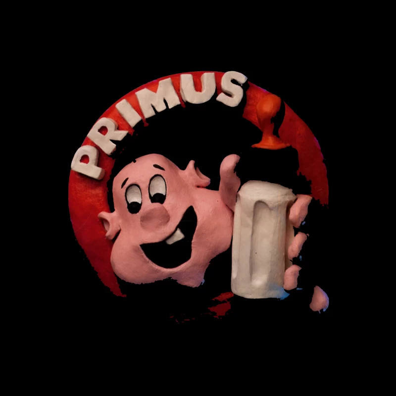 Vintage Primus Beer Mascot with Beer Mug Tapestry